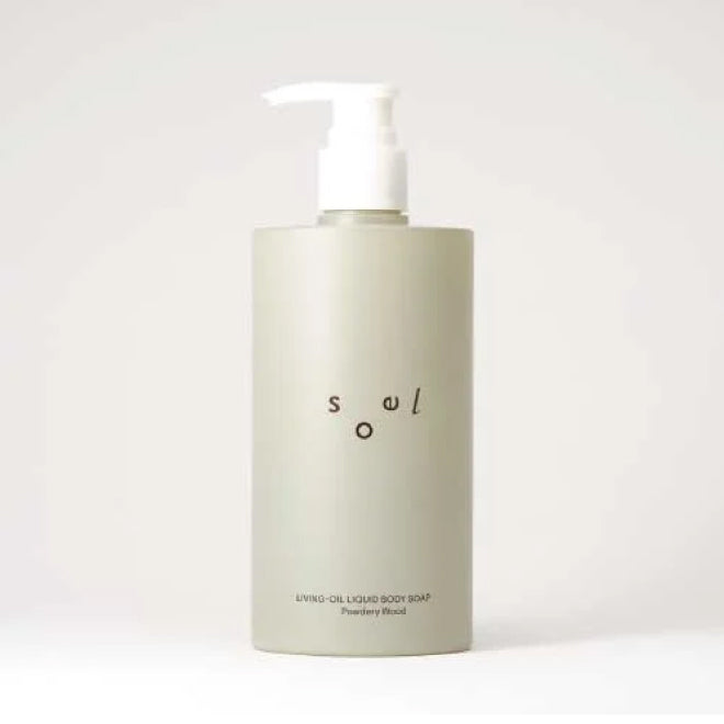soel（ソエル）LIVING-OIL リキッドボディソープ PowderyWood 400mL