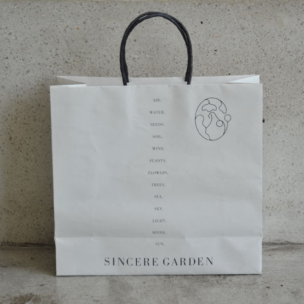 SINCERE GARDEN（シンシア・ガーデン） オリジナル紙バッグ（M）