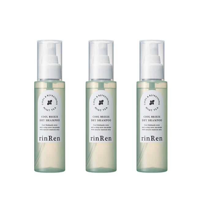 【10%オフ】凜恋/rinRen（リンレン） クールブリーズ ドライシャンプー ミントティー 100mL ×3点