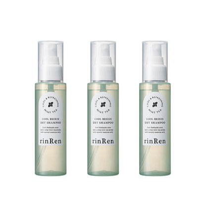 【10%オフ】凜恋/rinRen（リンレン） クールブリーズ ドライシャンプー ミントティー 100mL ×3点