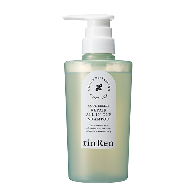 【数量限定】凜恋/rinRen（リンレン） クールブリーズ オールインワンシャンプー ミントティー 380mL