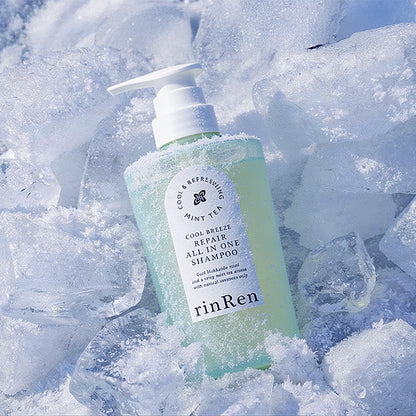 【数量限定】凜恋/rinRen（リンレン） クールブリーズ オールインワンシャンプー ミントティー 380mL
