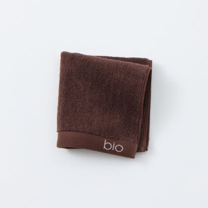 【ショッパー付】bio（バイオ）Hand Towel set（2枚入り）イエロー / ブラウン