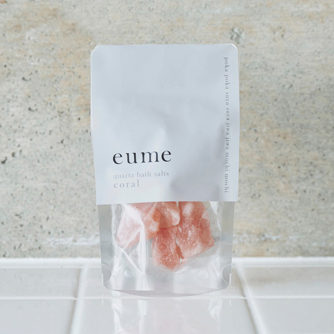 eume（イウミー） クォーツバスソルト コーラル トライアル 60g