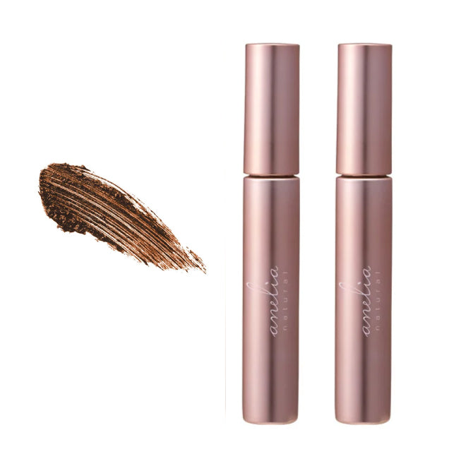 【特別セール】anelia natural トリートメントマスカラ ブラウン 7mL 2点セット