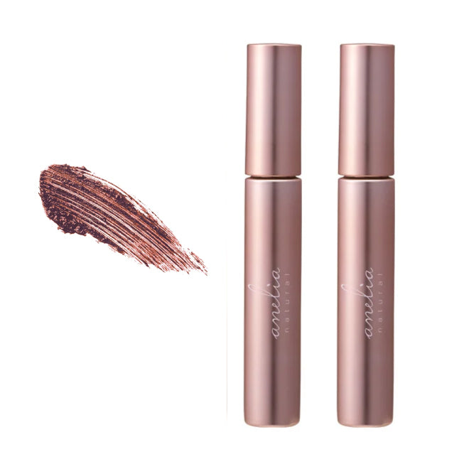 【特別セール】anelia natural トリートメントマスカラ ピンクブラウン 7mL 2点セット