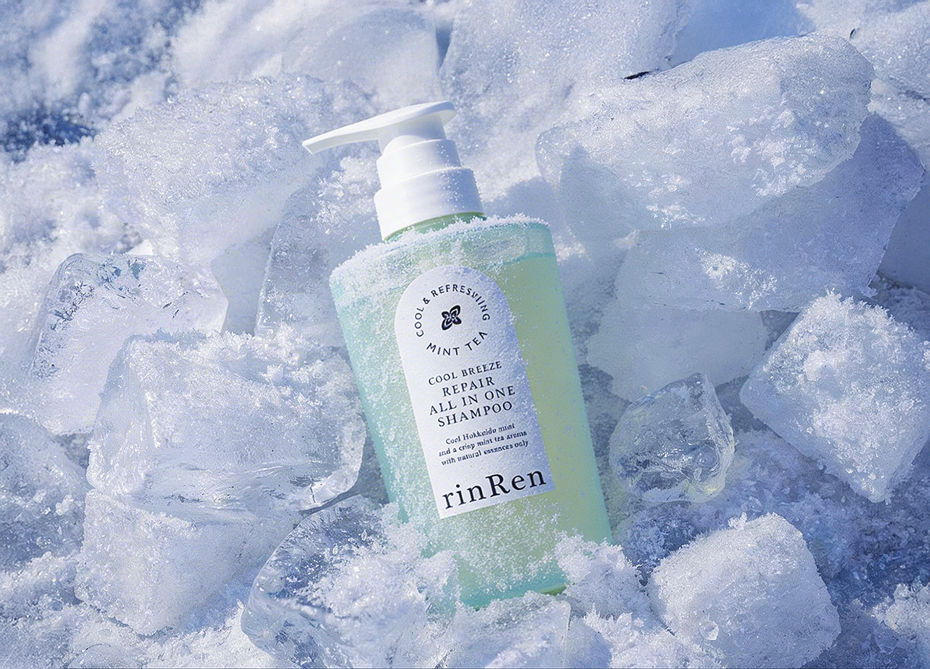 リンレン クールブリーズ オールインワンシャンプー ミントティー 380mL