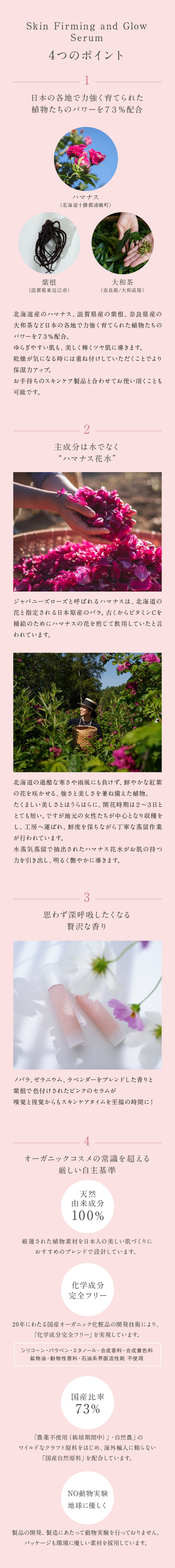 6hana（ロクハナ） スキンファーミング アンド グローセラム 50mL