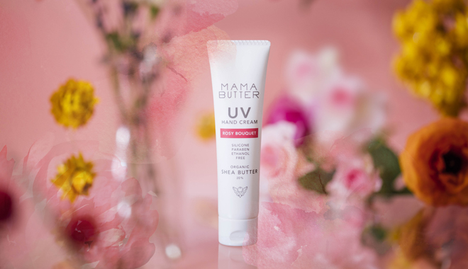 MAMA BUTTER(ママバター) UVハンドクリーム ロージーブーケ 30g
