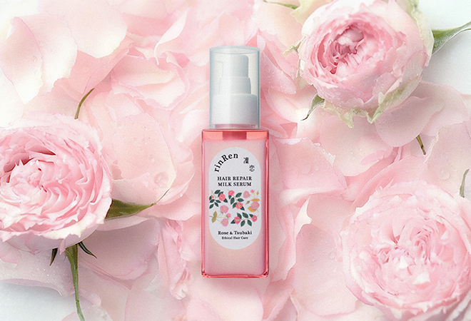 凜恋/rinRen（リンレン） リペアヘアミルクセラム ローズ＆ツバキ 100mL