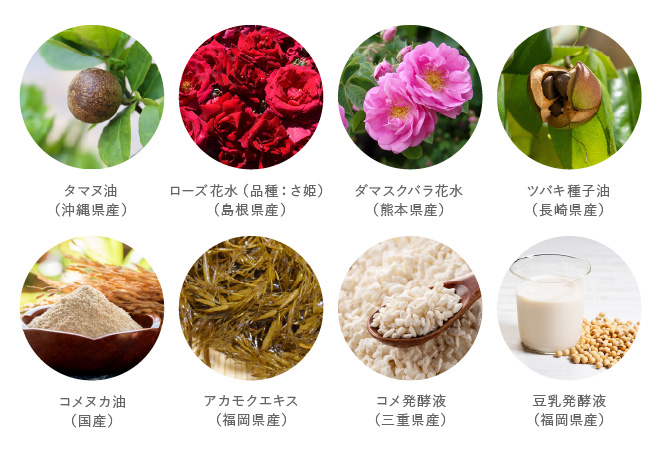 11種類の国産植物成分配合